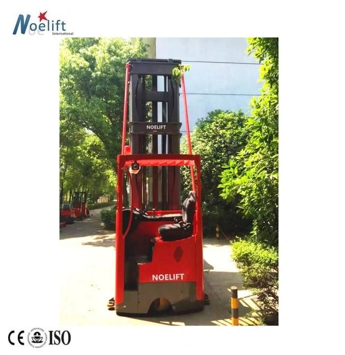 1000mm Lifting Height Electric Reach Forklift Truck with Curtis AC Controller