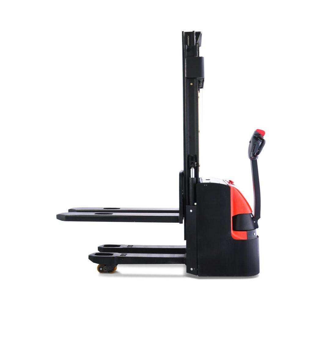 China Vift New Arrival Mini Narrow Aisle 1400 1600kg Capacity Fork Over Electric Stacker