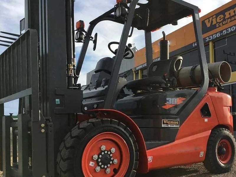 Logistics Equipment Lonking 3t Gas Forklift LG30glt with High Performance