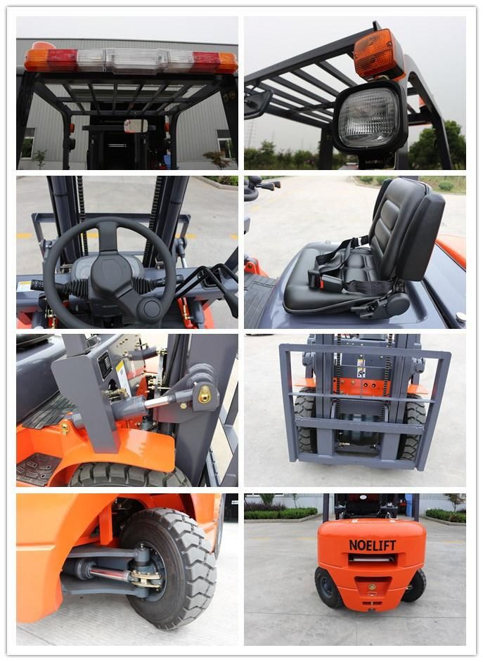 2ton 2.5ton 3ton 3.5ton 5ton Diesel Engine Forklift Truck with Paper Roll Clamp