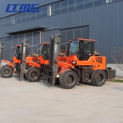 Customized Diesel Engine New Used Mini Rough Forklifts All Terrain Forklift