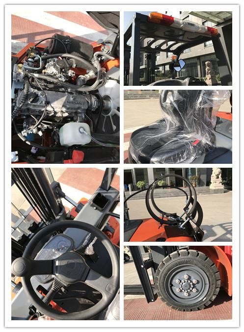Hudraulic Forklift Chinese Brand 2ton 2.5ton 3ton 3.5ton LPG Forklift