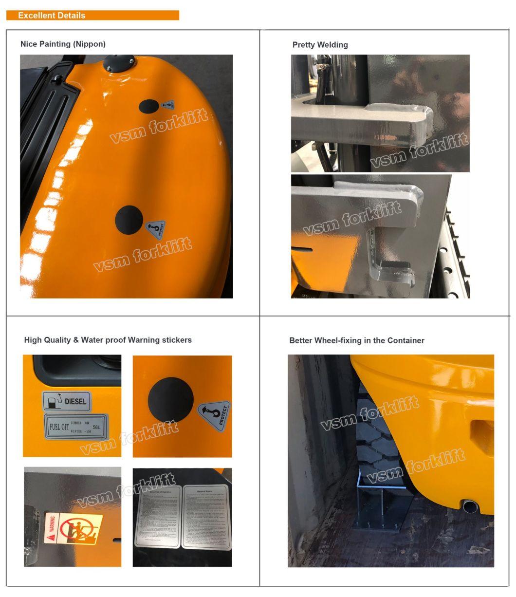 Vsm 2 Ton 2000kg Electric Forklift, Battery Forklift