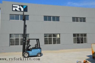 4-Wheel 2.0t Electric Forklift with Germany Hawker Battery