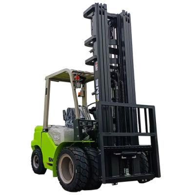 New 3 Ton 3.5 Ton Lift Truck Diesel Oil Forklift 6 M 7mt with Japan Engine