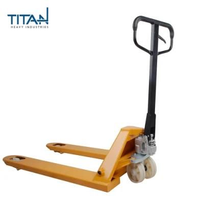 Hand Operated Pallet Jack Manual Forklift Hydraulic Hand Pallet Truck 2500 Kg forklift
