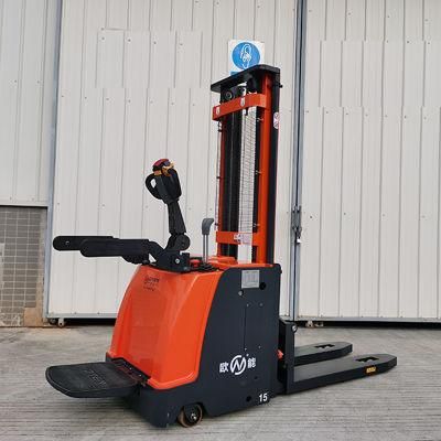 AC Motor Electric Jiangmen Battery Forklift Stacker with High Quality Cdd-Dq