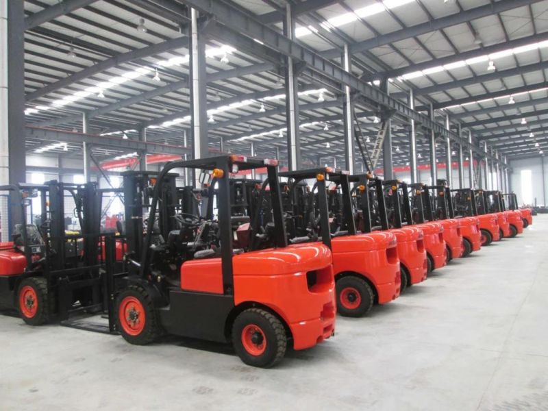 3 Ton Small Gasoline LPG Forklift with 3-Stage Mast