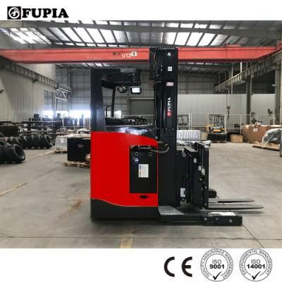 High Quality Electric Reach Truck 1500kgs Double Scissor Reach Forklift