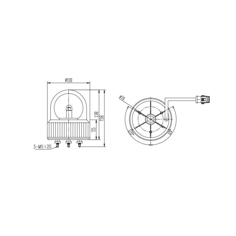 Forklift Parts Forklift Lamp Bfp18044