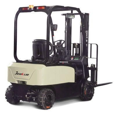 CE Certificate 3m 4m 5m Lift Height Triplex Mast 2ton Electric Transpallet Fork Lift Small Size Curtis Controller Forklift