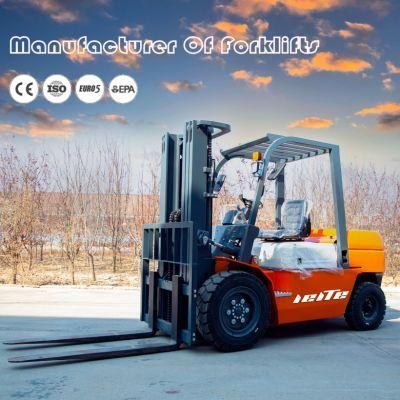 China CPC Diesel Forklift Manufacturer 3ton 3.5ton 4 Ton 5 Ton Rough Terrain off Road Outdoor 4X4 4WD 4 Wheel Drives Forklift with CE EPA