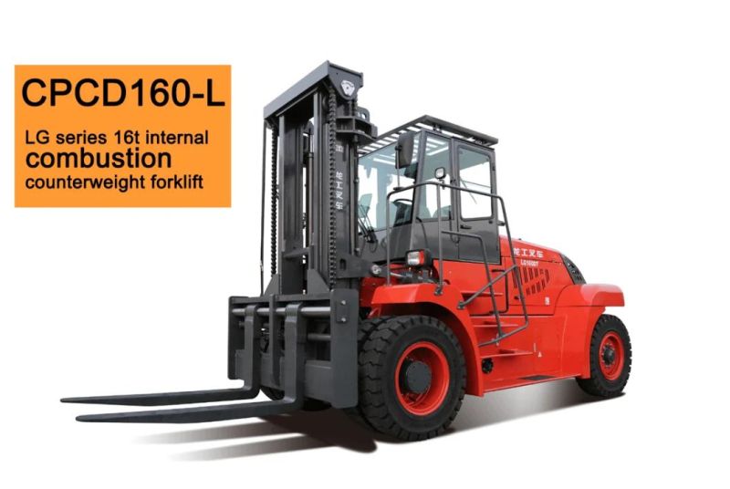 16 Ton Diesel Forklift with Low-Speed High Torque Environmental Protection Engine