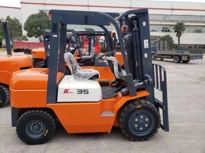 at a Low Price Heli CPC35 3.5 Ton Diesel Engine Forklift with High Dumping