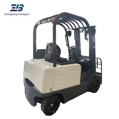 Manufacturer Electric Forklift Truck 1.5ton for Automatic Warehouse with Small Steering Wheel