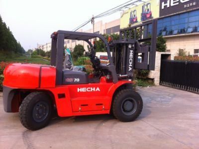 7.0t Diesel Forklift Truck with Isuzu Engine