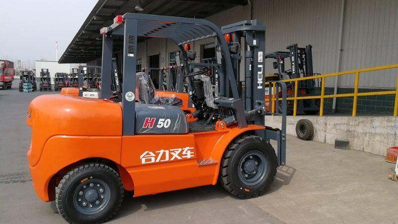 Diesel Forklift 5 Ton Heli Forklifts Price Cpcd50 Automatic Forklift