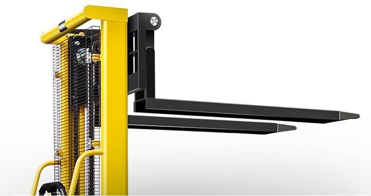 1 Ton 2200bl 1000kg Hydraulic Hand Pallet Stacker Forklift Manual Stacker