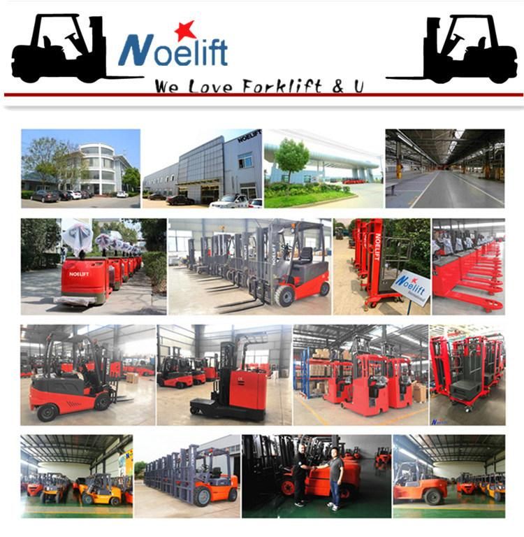 Fully Electric Powered 60" Lift 2200 Lb Load 1.5 2t 4 Way Multi Direction Battery Reach Forklift for Warehouse