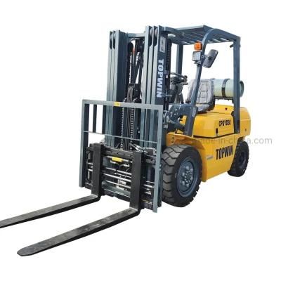 3 Ton Small Gasoline LPG Forklift with 3-Stage Mast