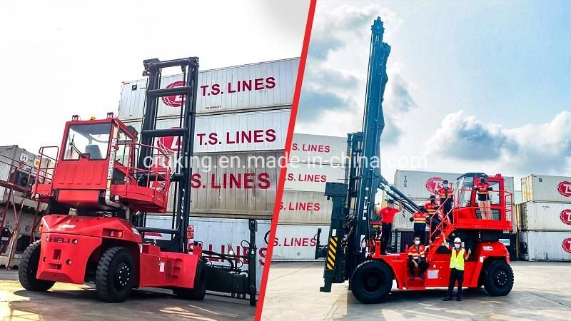 Heli 10ton Forklift Cpcd250ec Empty Container Stacker with Famous Engine