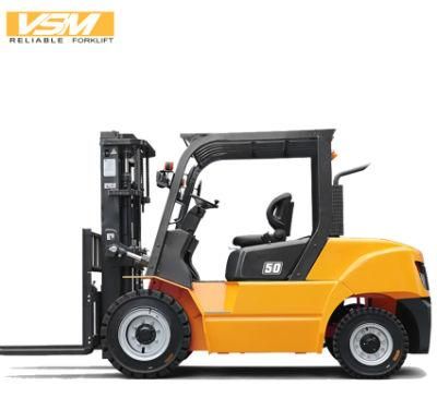 Vsm 5t Diesel Forklift with Lifting Height 3m-6m