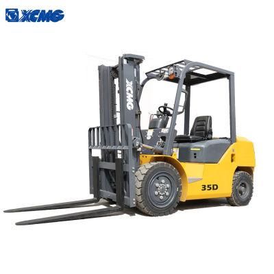 XCMG Japanese Engine Xcb-D35 Diesel Fork Lift 3.5t Operator Wanted Self Loading Forklift with Tire Clamps