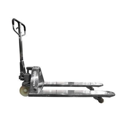 2500kg Stainless Steel Hand Pallet Truck with 1150mm/1220mm Fork