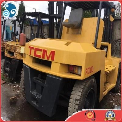 Japan Lifting Machines Manual Tcm Fd100 Diesel Engine Forklift