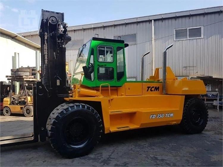 Japanese Used Fd350 Tcm 35ton Forklift Good Performance Japanese Isuzu Engine Diesel Second Hand Forklift on Sale