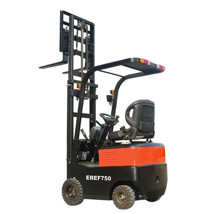 China Suppliers Everun EREF750 750kg Loader Machinery Electric/Battery Forklift with High Quality