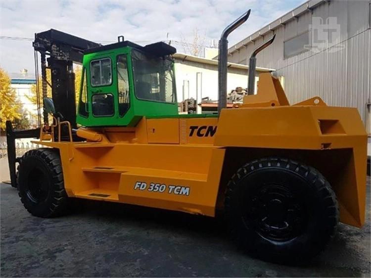 Japanese Used Fd350 Tcm 35ton Forklift Good Performance Japanese Isuzu Engine Diesel Second Hand Forklift on Sale