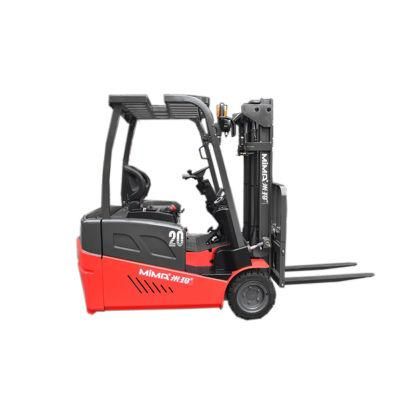 3 Wheel 1600kg Lithium Ion Battery Powered Electric Forklift
