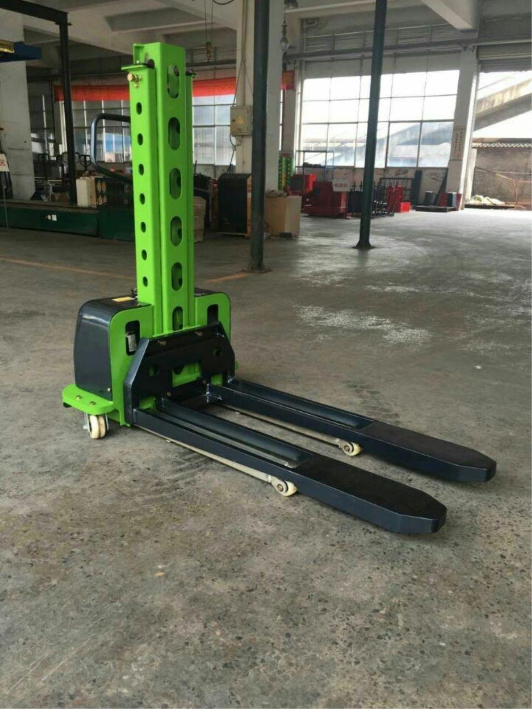 500kg Loading Capacity Self Loading Electric Forklift Stacker