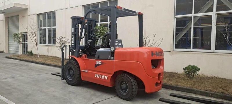 China Heli 5/6/7ton Diesel Forklift Cpcd50/60/70 with Side Shifter