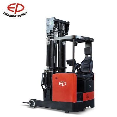 1.6 Ton 2 Ton 3m to 11m Cqd16 Cqd20 Lithium Battery Electric Reach Truck with Sideshift