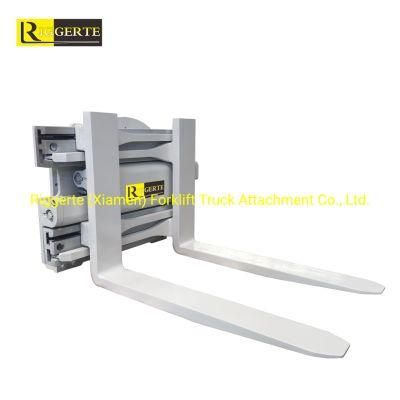 Riggerte&prime; S Forklift Attachments 1.6t Rotating Fork Clamp Material Handling Equipment&quot;