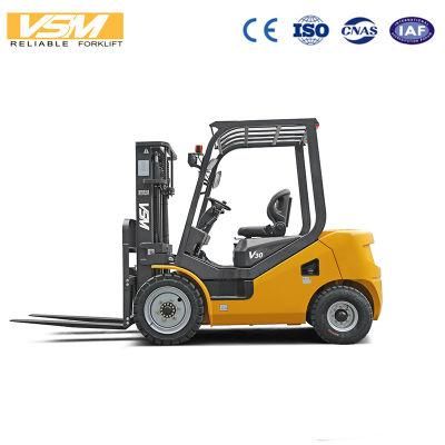 Vsm Manufacturer 3 Ton Diesel Forklift Truck, with Automatical Transmission