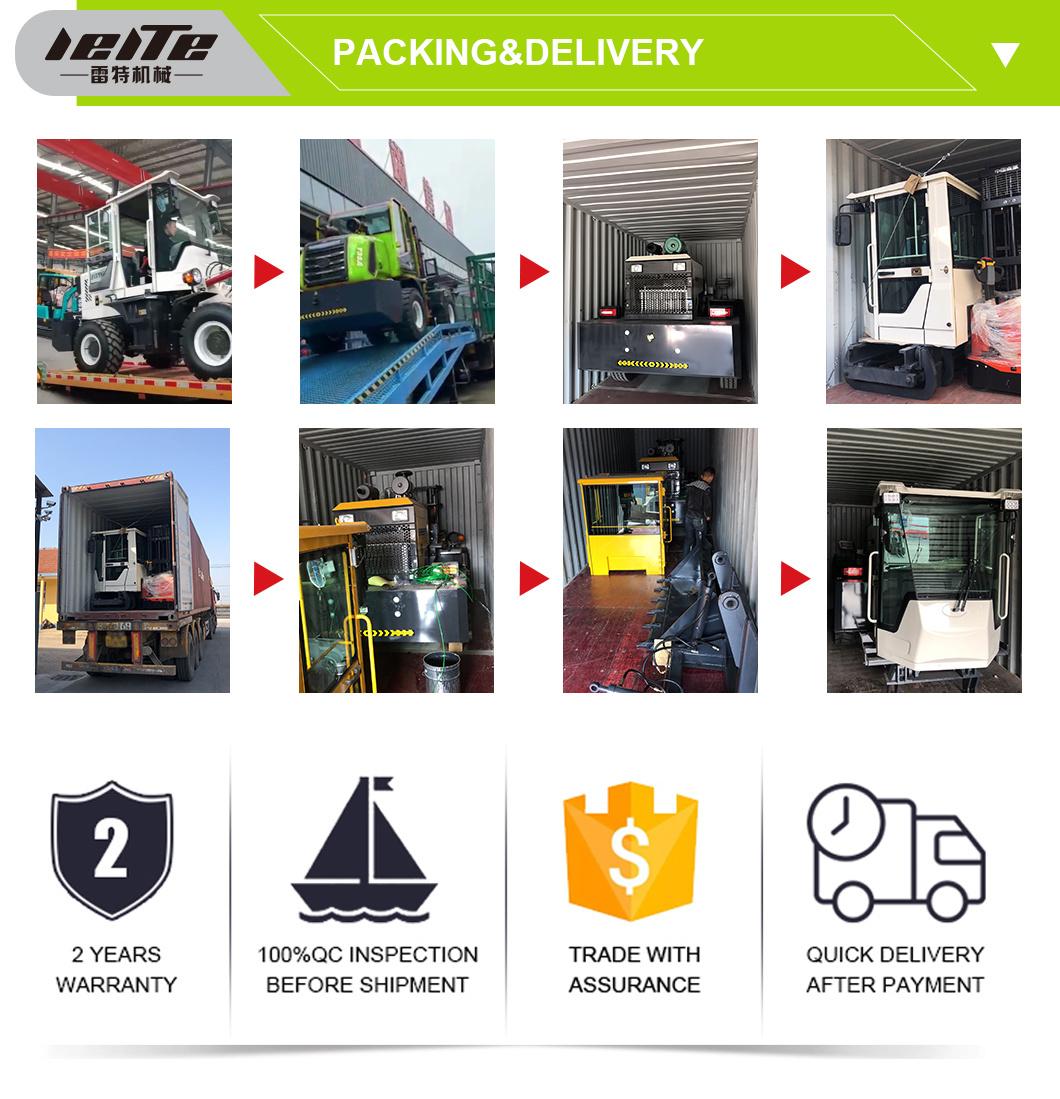 China Cheap 1 Ton 2 Ton 3 Ton 5 Ton Montacargas 4X4 All Rough Terrain Diesel Forklifts for Sale Price