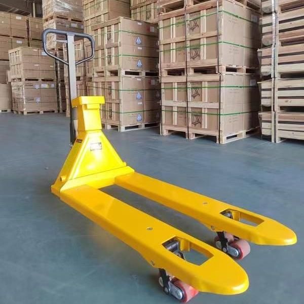 High Accuracy Hydraulic Manual Forklift 2000kg Cheap Hand Pallet Scale Truck