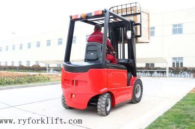 4-Wheel 2.0t Electric Forklift with Chinese Battery