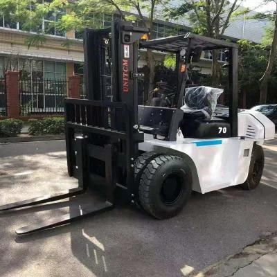 Wholesale Unitcm New 7 Ton Heavy Duty Loading Factory Price Diesel Forklift