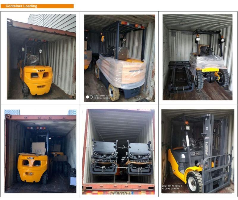 Forklift Spare Parts 3t 4t 5t Cpcd30 Rough Terrain Forklift