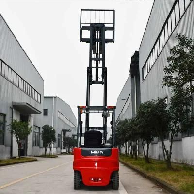 Moderate Price 3000-6000mm Electric Forklift with Locked Tilting Valve
