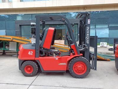 Automatic Transmission 4 Ton Diesel Forklift with Japanese Isuzu Engine