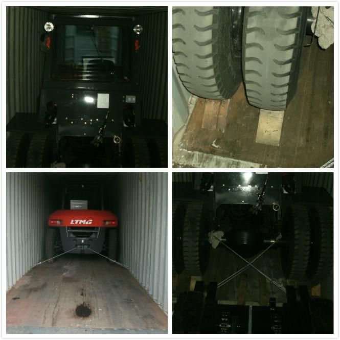 10 Ton Diesel Forklift Truck with Fork Positioner and 1520mm Fork Length