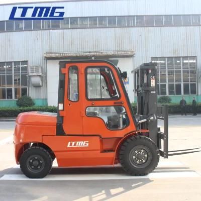 AC Cabin 5 Ton Piggyback Forklift with Japanese Engine and Heater