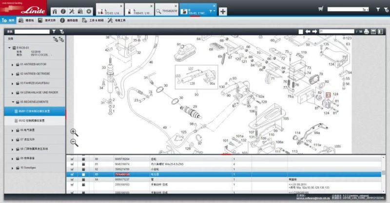 Forklift Parts Curtis Motor Controller Accelerator for Linde
