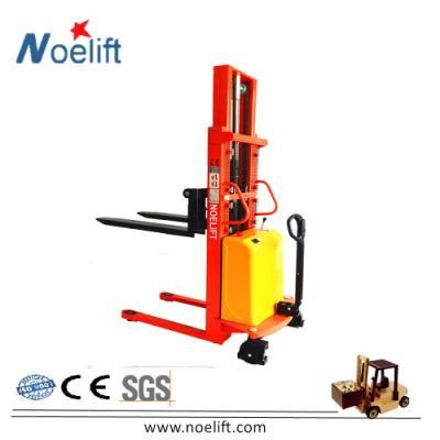 1500kg Semi Electric Pallet Stacker with 3.5m Lift Height
