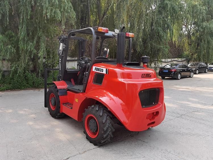 Customized Diesel Engine New Used Mini Rough Forklifts All Terrain Forklift